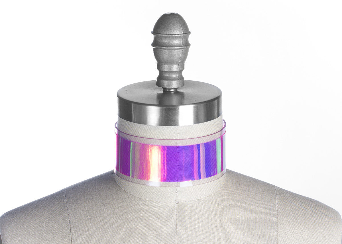 Fierce Holographic Choker Collar