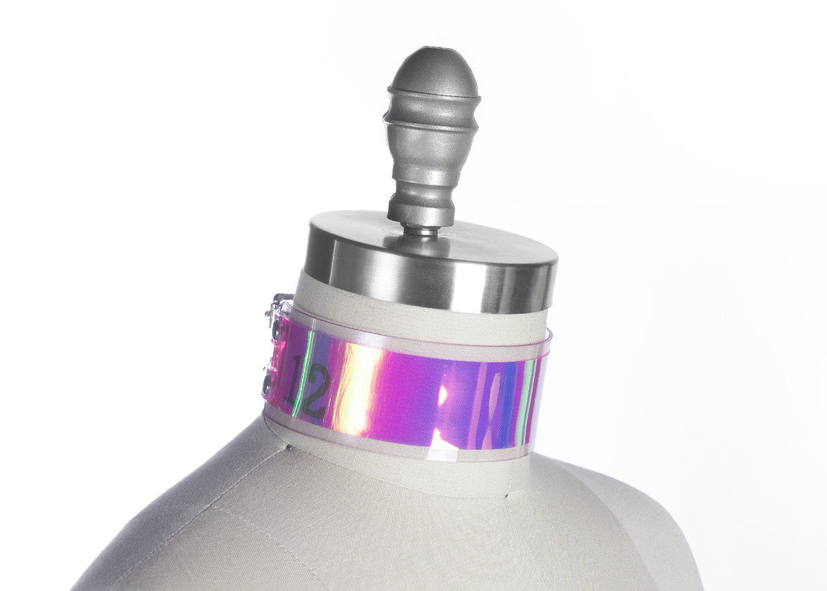 Fierce Holographic Choker Collar