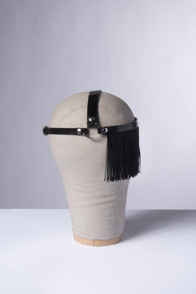 Obscuro Fringe Mask Harness Headpiece
