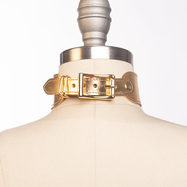 Metallic Leo Lion Choker Collar