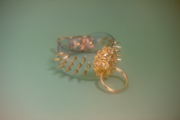 Spiked Leo Lion Choker Collar