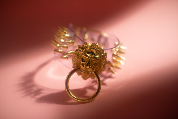 Spiked Leo Lion Choker Collar