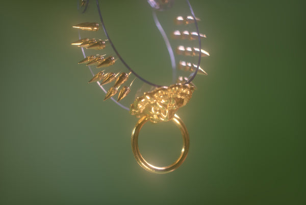 Spiked Leo Lion Choker Collar