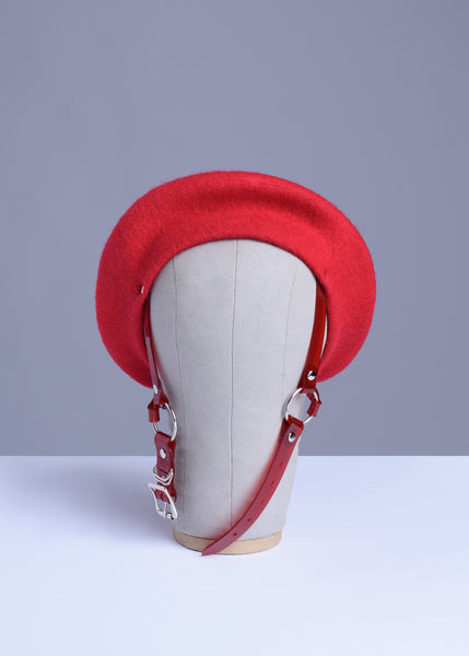 Cristina Beret Harness Hat