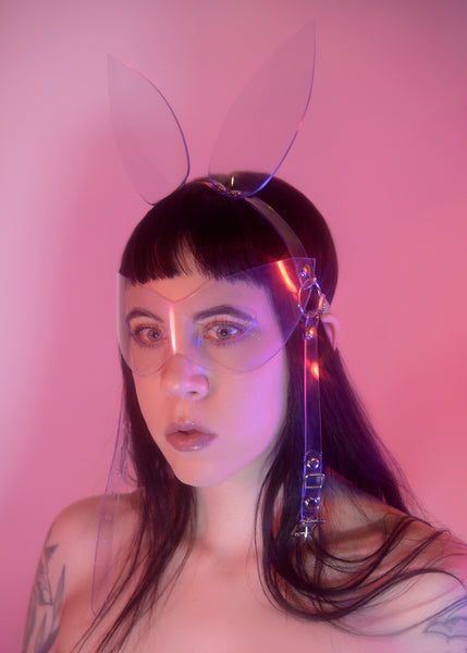 Harness Bunny Ears Mask Headpiece