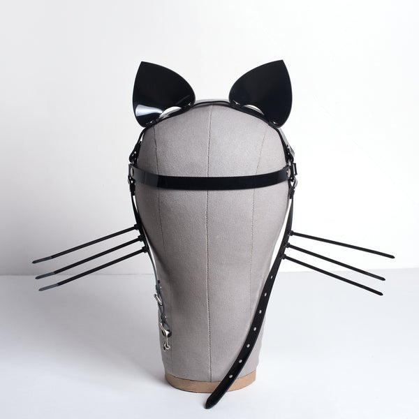Harness Cat Ears & Whiskers Headpiece