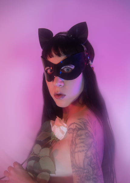 Harness Cat Ears Mask Headpiece
