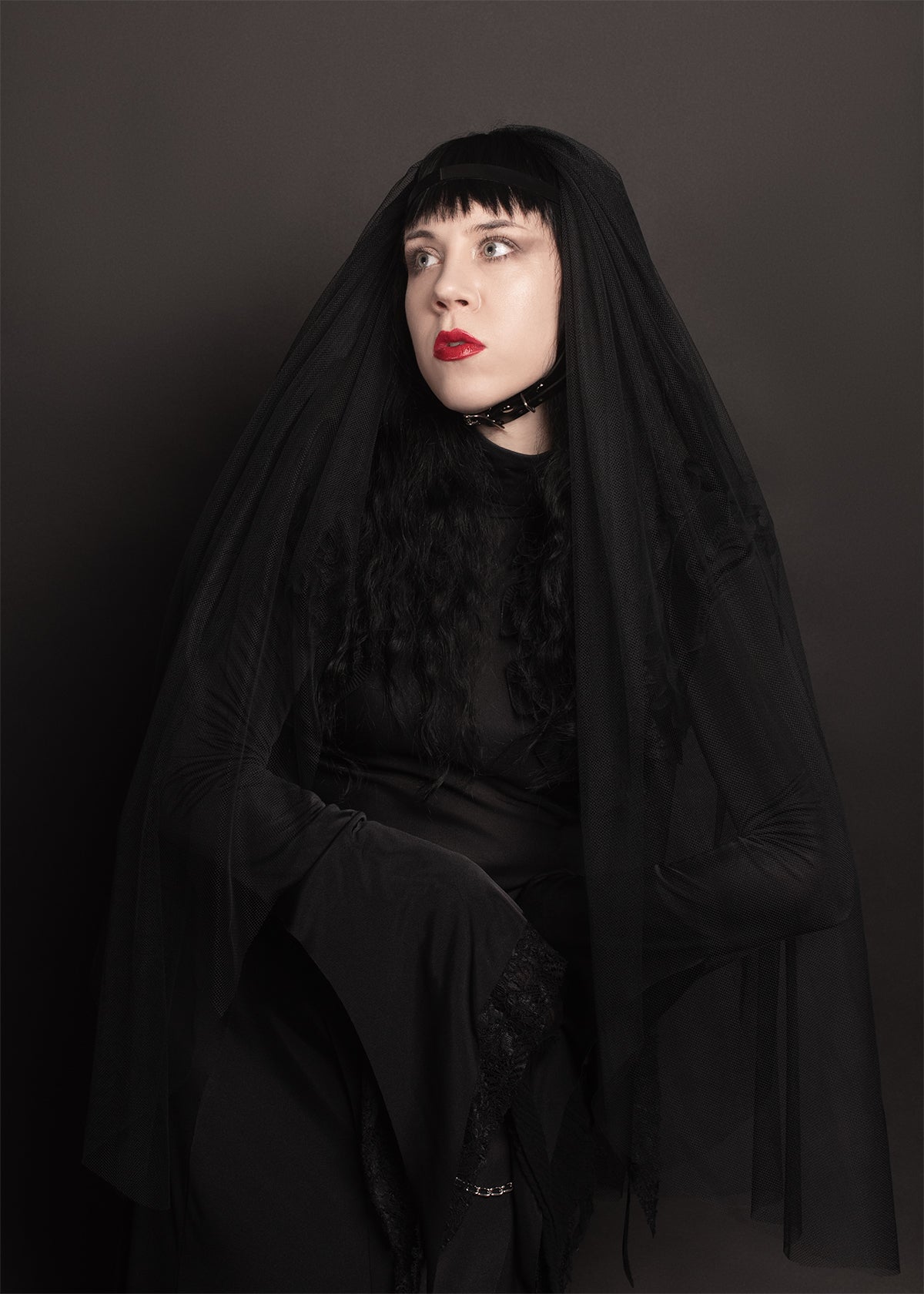 Harness Veil Headpiece