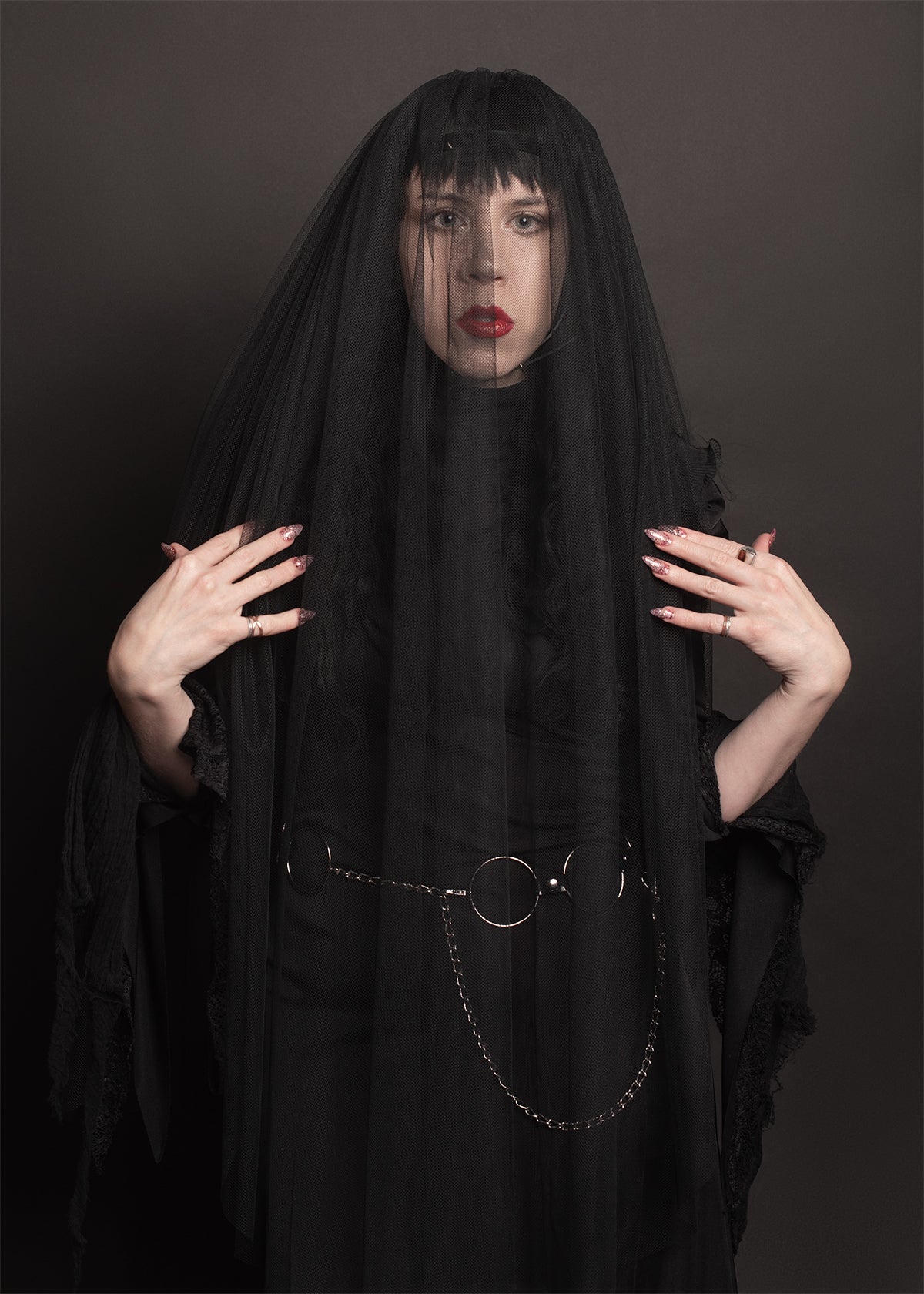 Harness Veil Headpiece