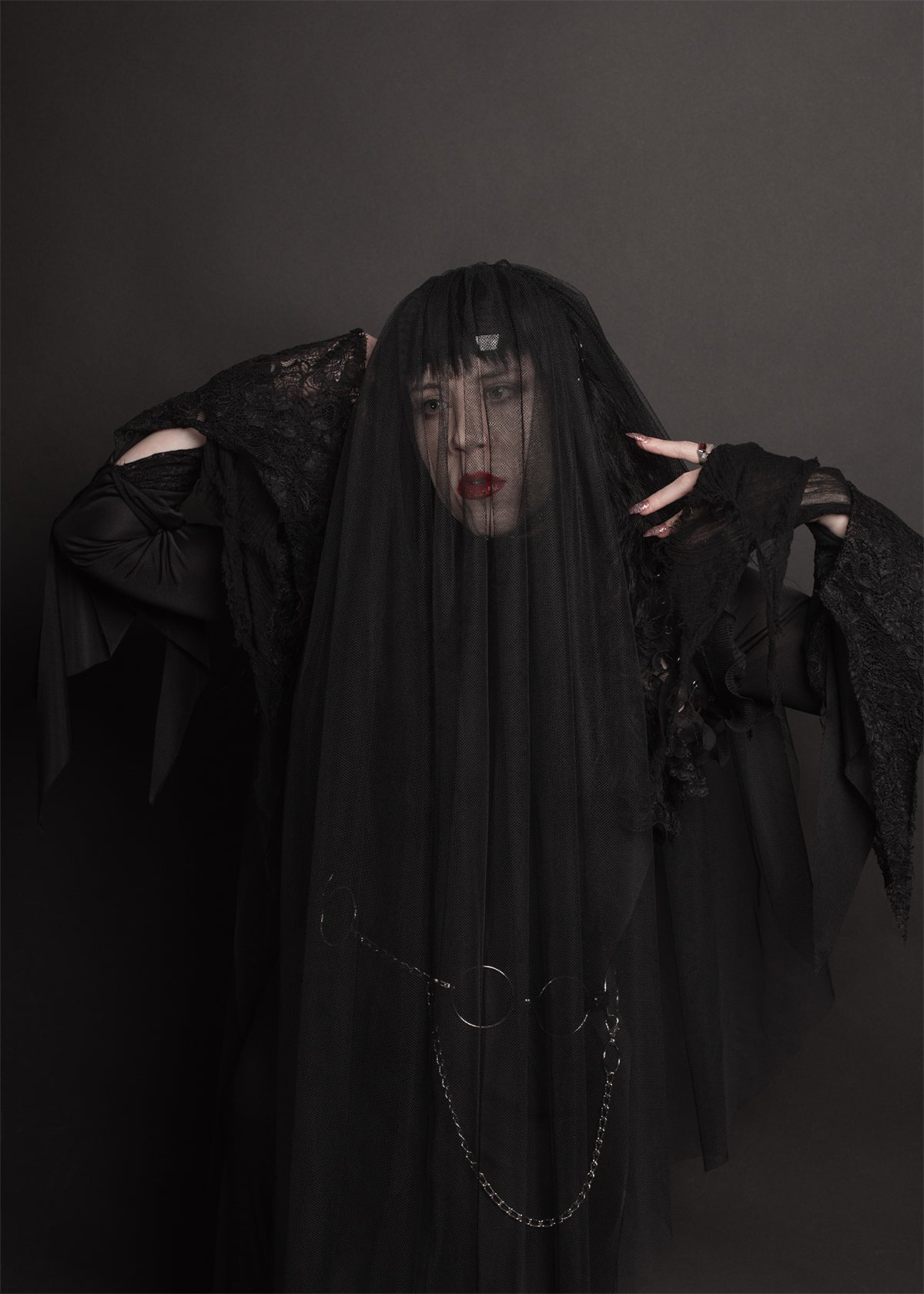 Harness Veil Headpiece