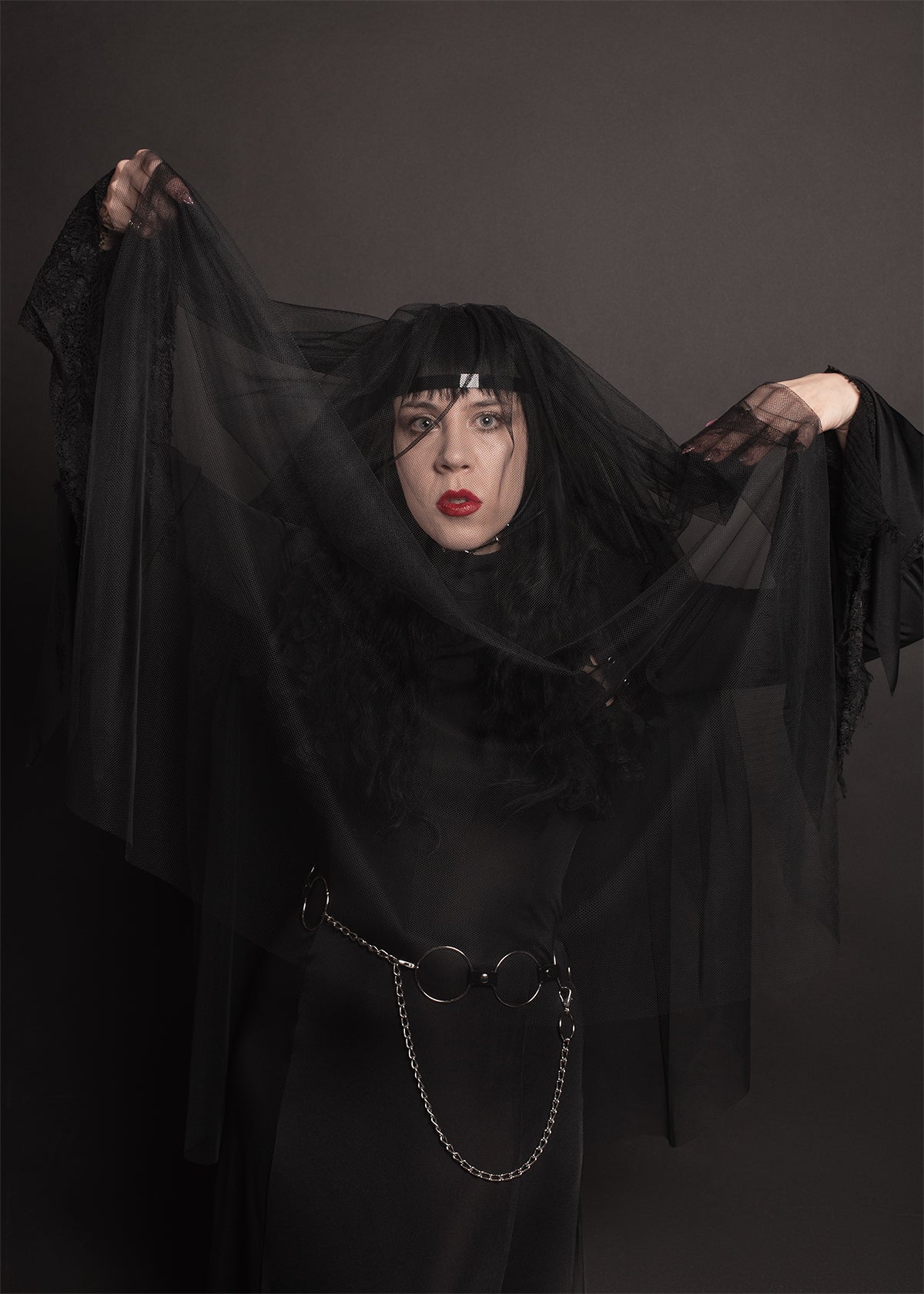 Harness Veil Headpiece