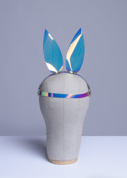 Holographic Bunny Ears Headpiece 2.0