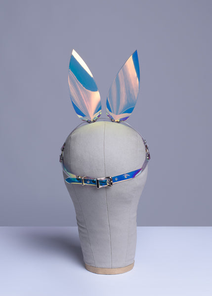 Holographic Bunny Ears Headpiece 2.0