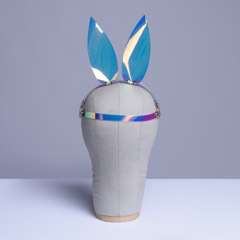 Holographic Bunny Ears Headpiece 2.0