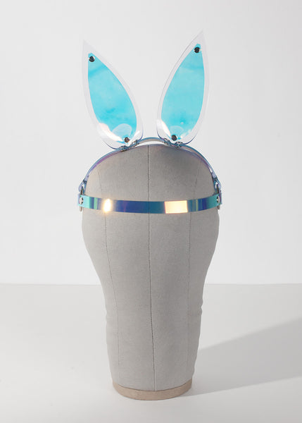 Holographic Bunny Ears Headpiece