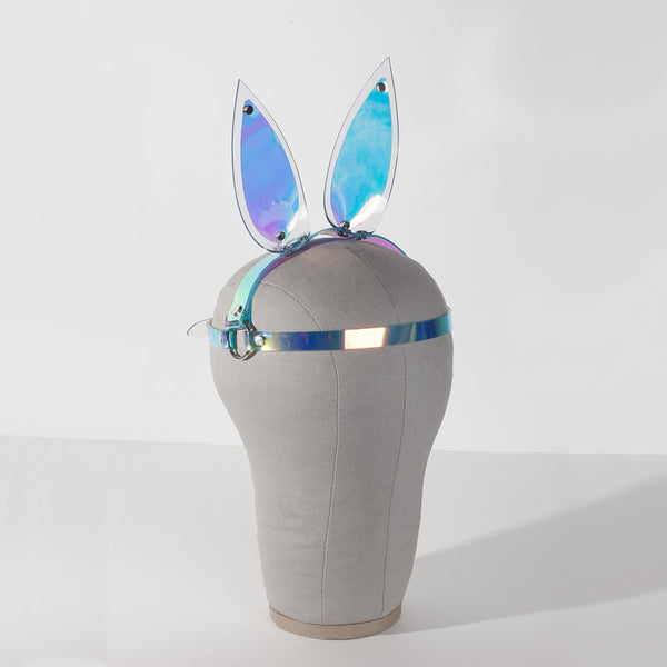 Holographic Bunny Ears Headpiece