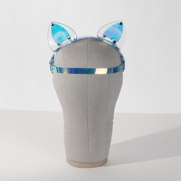 Holographic Cat Ears Headpiece