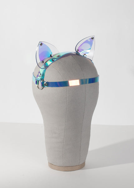 Holographic Cat Ears Headpiece