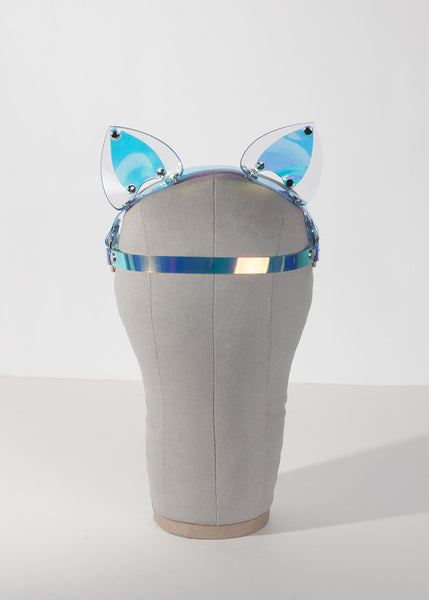 Holographic Cat Ears Headpiece