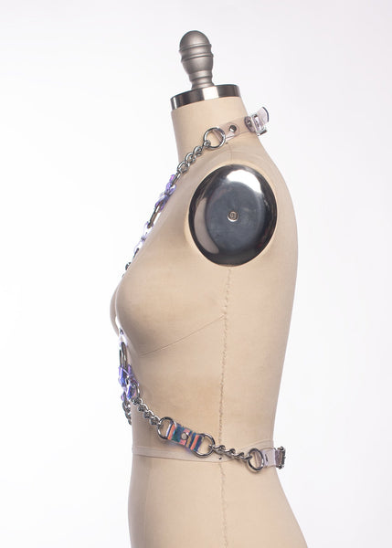 Holographic Industrial Chained Harness - Ready to Ship