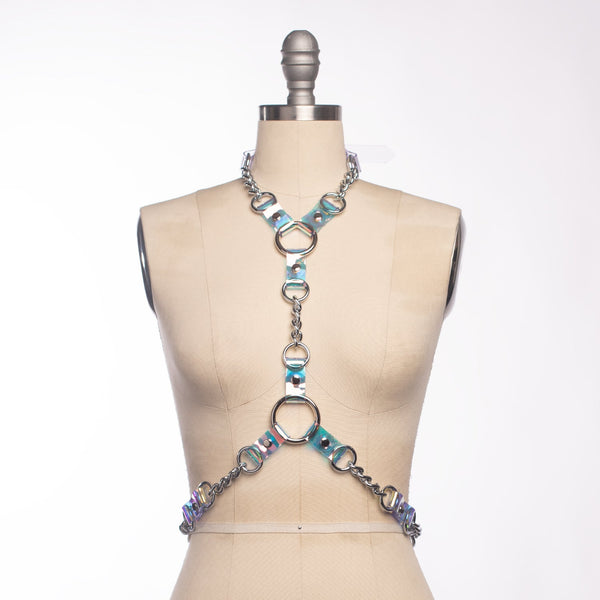 Holographic Industrial Chained Harness - Ready to Ship