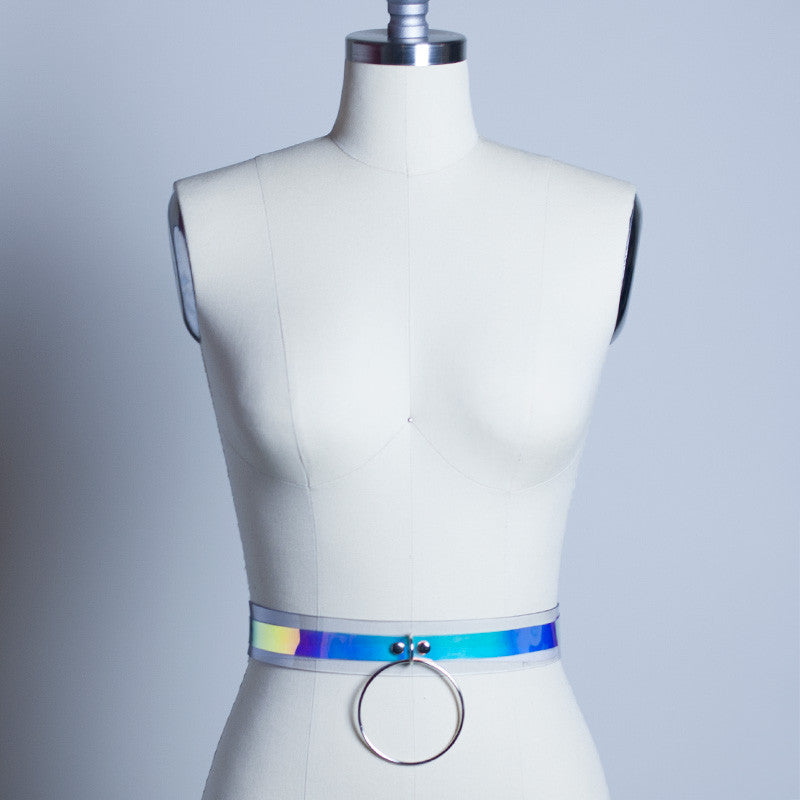 HOLOGRAPHIC O RING BELT - APATICO - 1