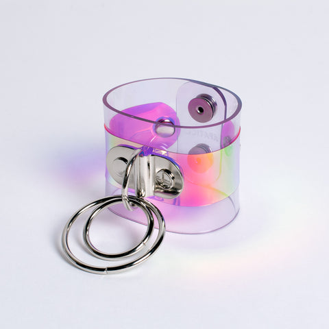 Holographic Trouble Cuff Bracelet