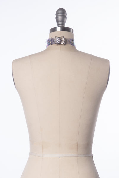 Holographic Chain Leash & Collar Set