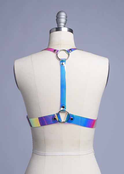 Holographic Underbust Harness