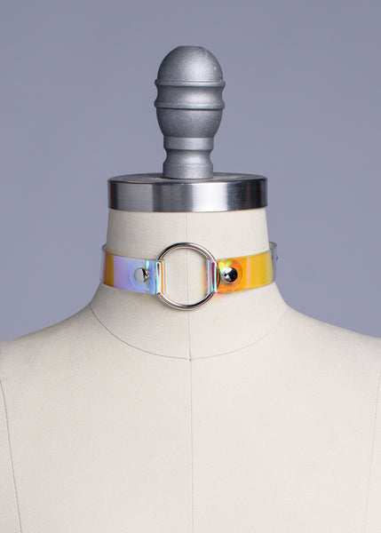 Holographic Oh My Choker Collar