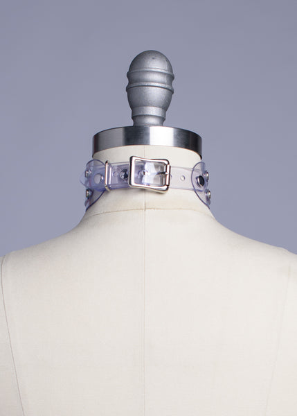 Iridescent Parallel Lines Choker Collar