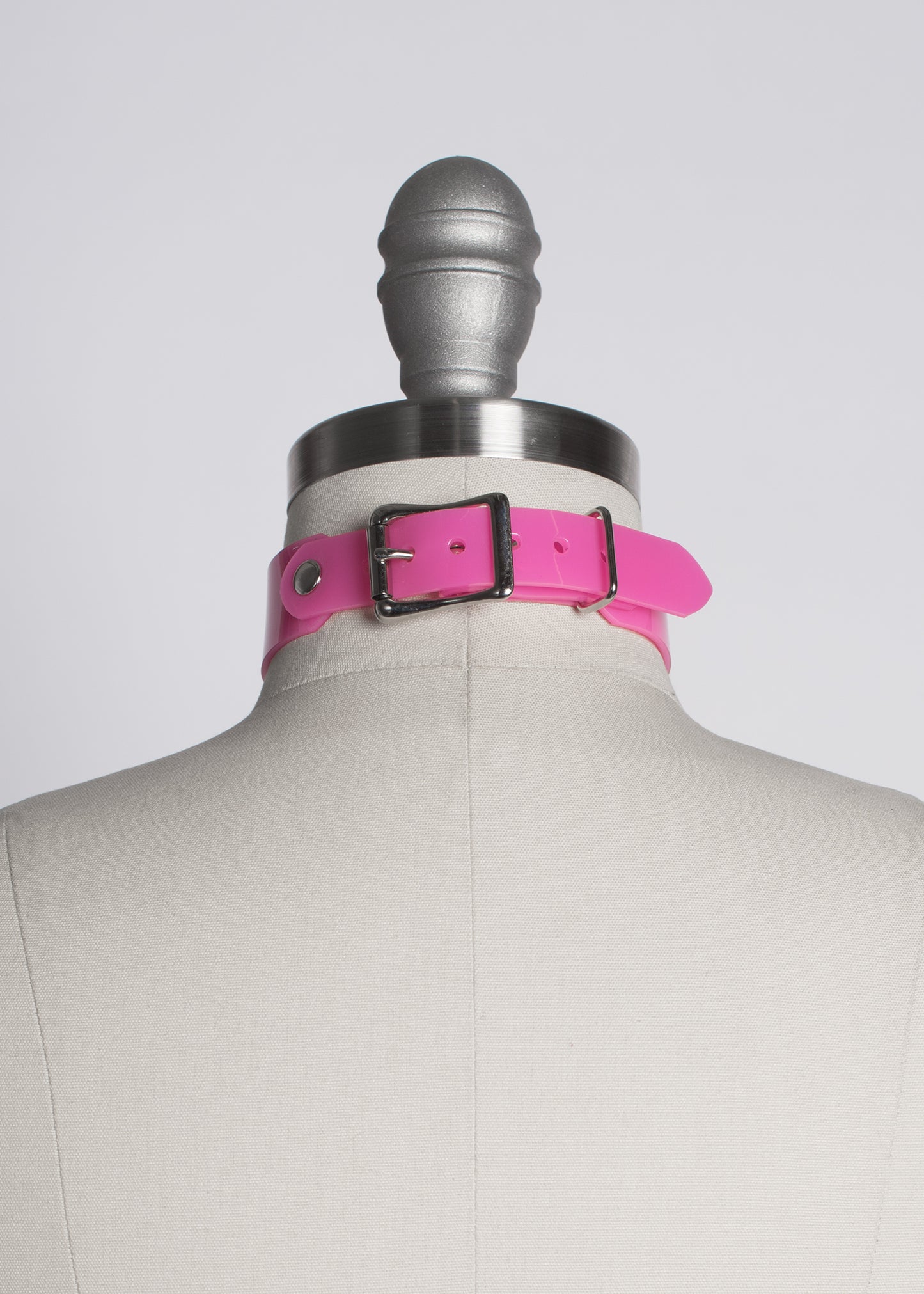 Pink O-Ring Choker Collar