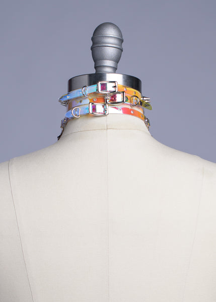 Iridescent Mini Choker Set