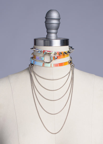 Iridescent Mini Choker Set