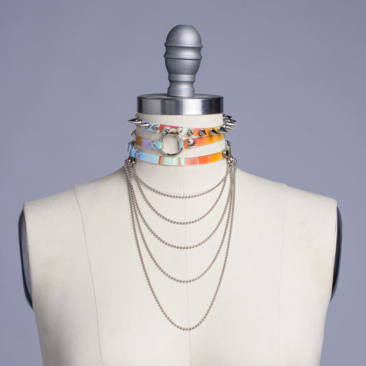 Iridescent Mini Choker Set