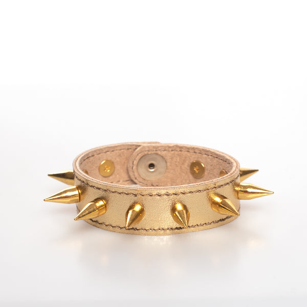 Metallic Spiked Bangle Bracelet