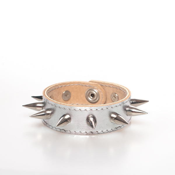 Metallic Spiked Bangle Bracelet