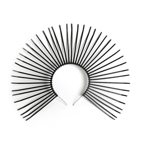 Metropolis Halo Crown Spiked Sunburst Headband