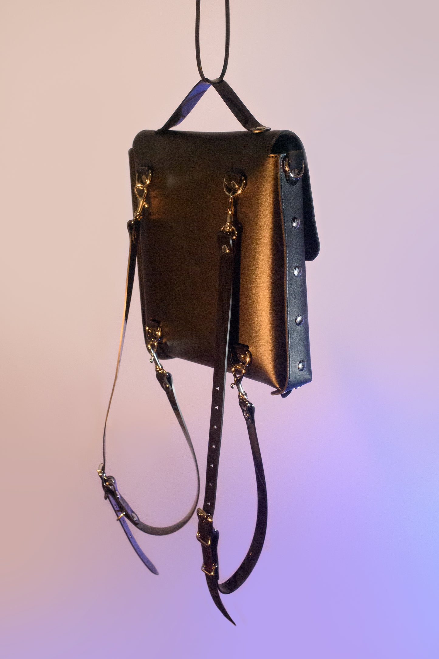 Blackout Harness Mini Backpack Bag