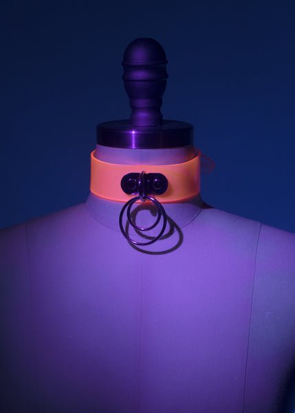 Neon Trouble Choker Collar