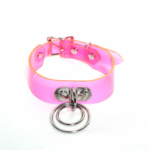 Neon Trouble Choker Collar