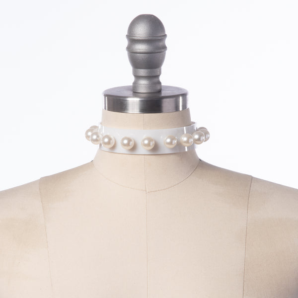 Persephone Pearl Choker Collar
