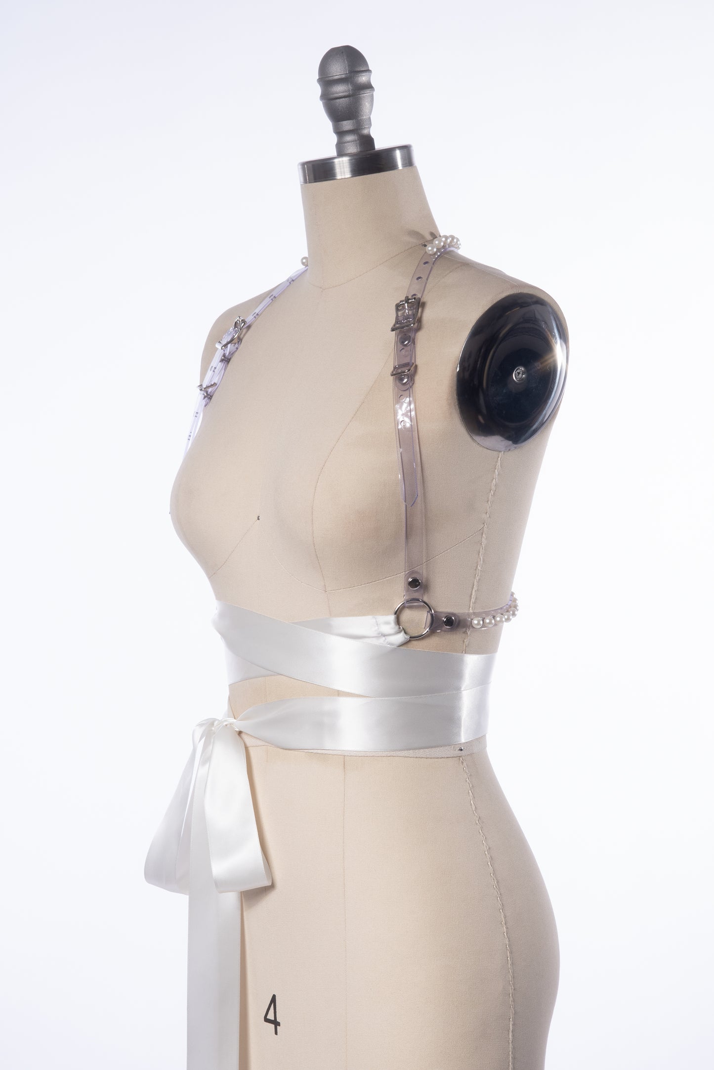 Rita Pearl Ribbon Harness