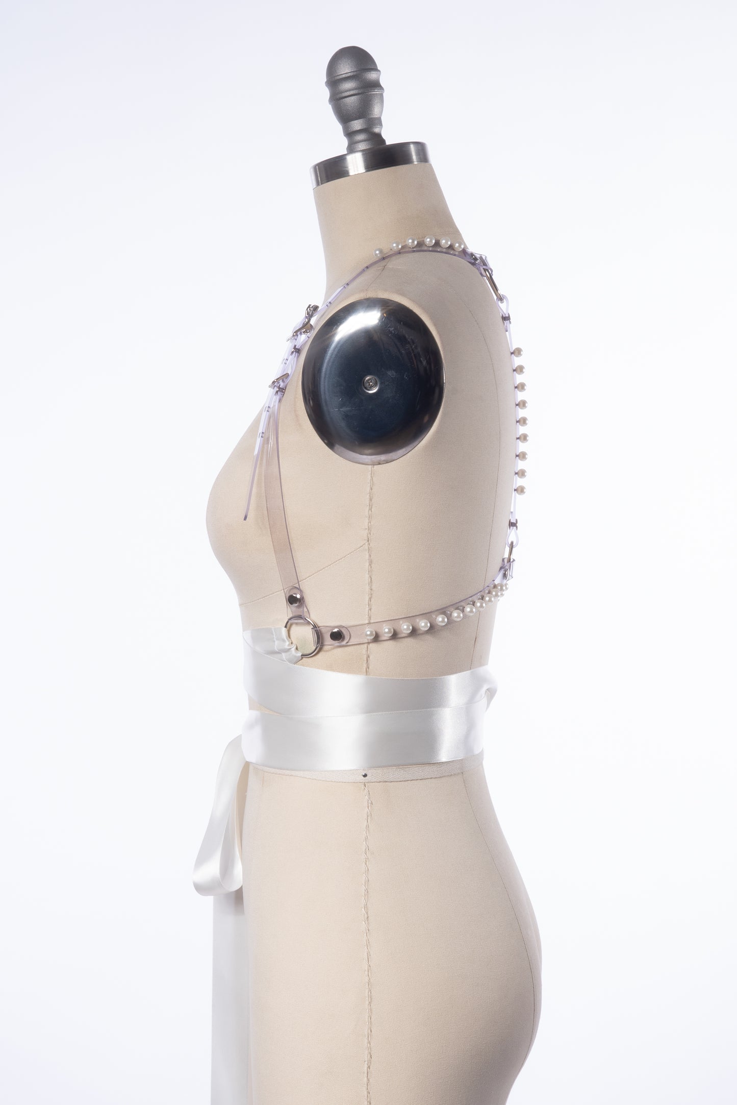 Rita Pearl Ribbon Harness
