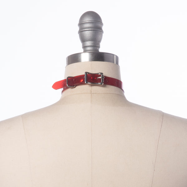 Red Tassel Collar Choker