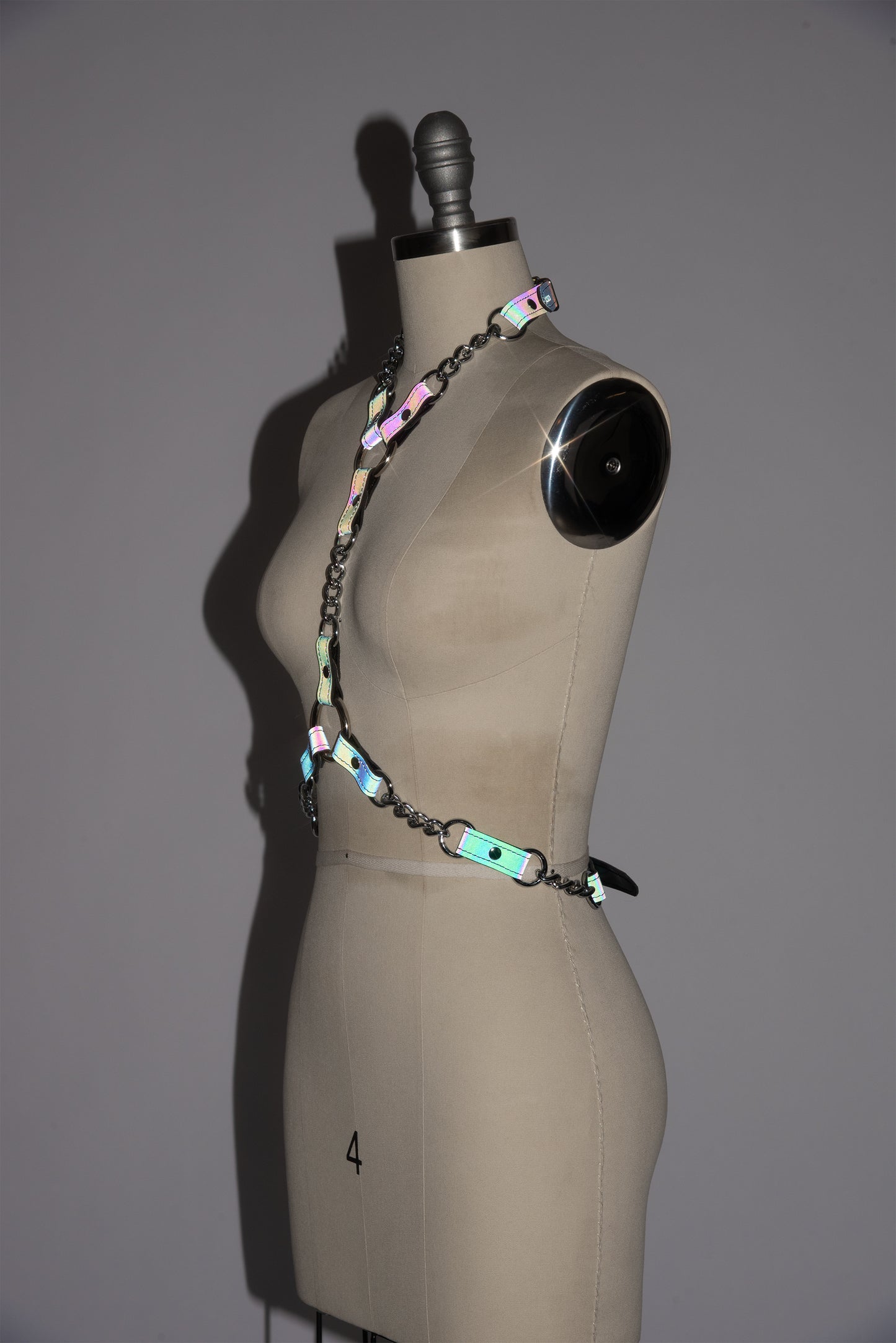 Reflective Rainbow Industrial Chained Harness