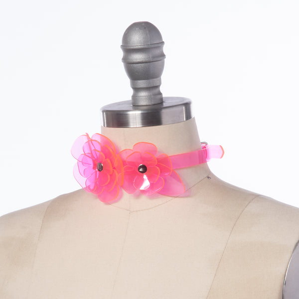 Neon Rose Choker