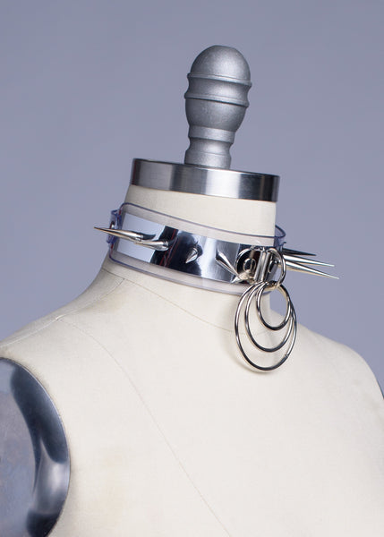 Very Metal Spiked Choker Collar - Ready to Ship