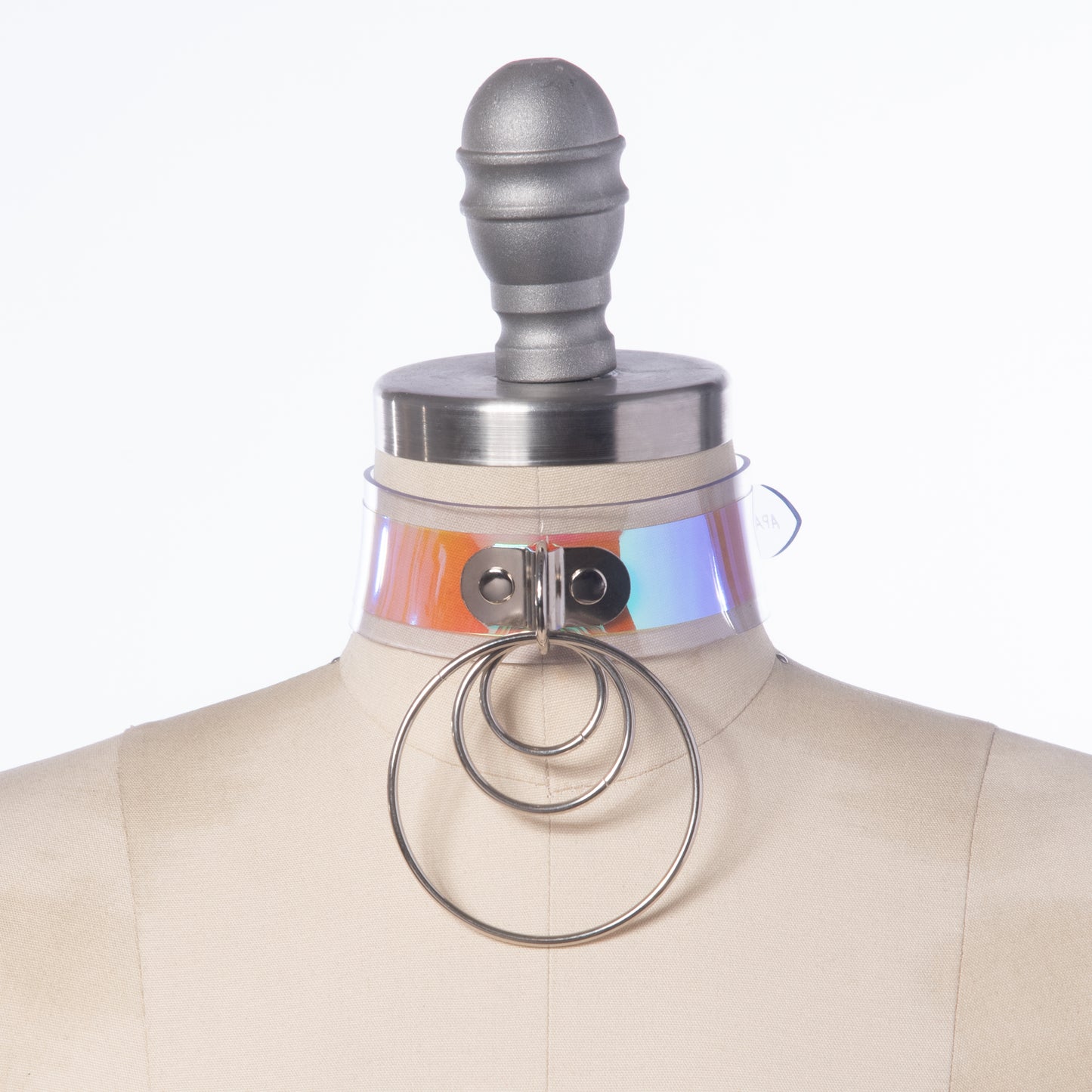 Sunset Iridescent O-Ring Choker Collar