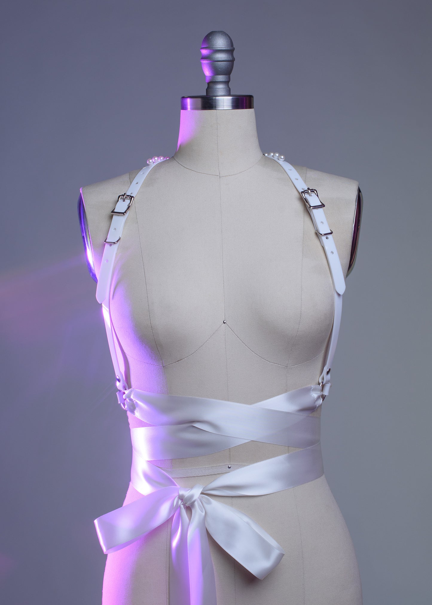 Rita Pearl Ribbon Harness